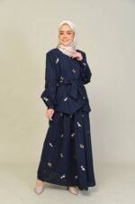 (ADULT) ELENORE TOP & SKIRT -MIDNIGHT BLUE - Image 3