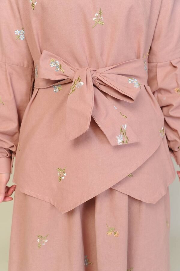 (ADULT) ELENORE TOP & SKIRT -PINK