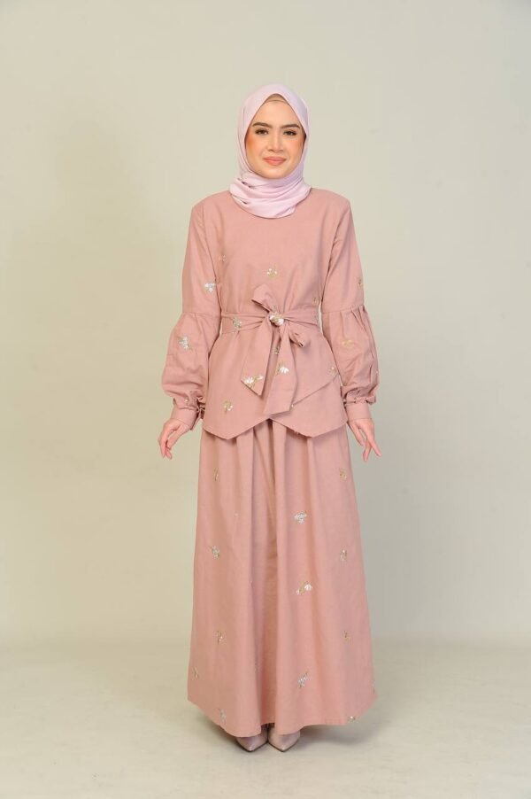 (ADULT) ELENORE TOP & SKIRT -PINK