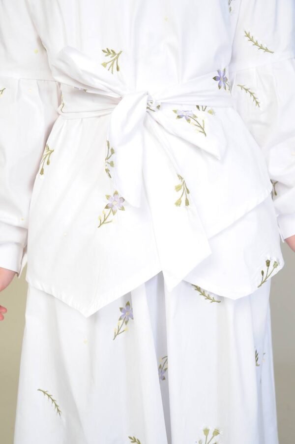 (ADULT) ELENORE TOP & SKIRT -WHITE