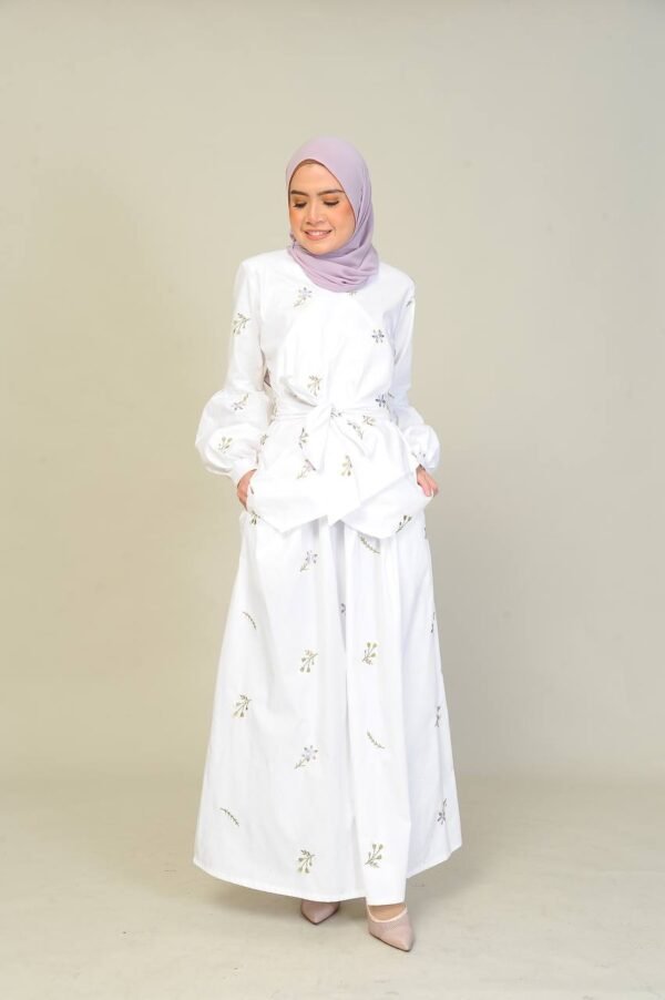 (ADULT) ELENORE TOP & SKIRT -WHITE