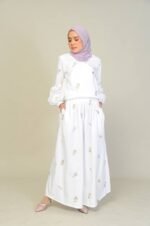 (ADULT) ELENORE TOP & SKIRT -WHITE - Image 3