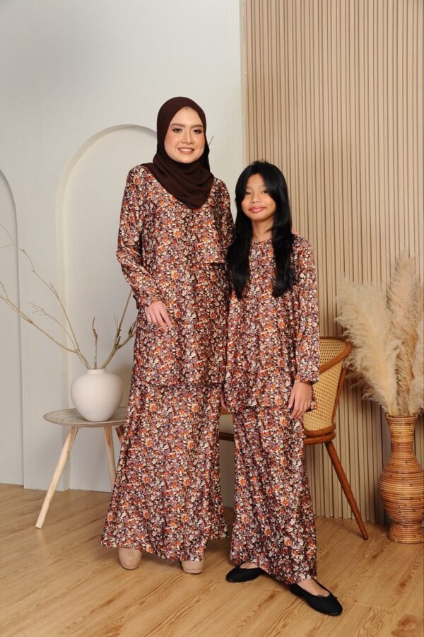 (ADULT) EDORA KURUNG -BROWN