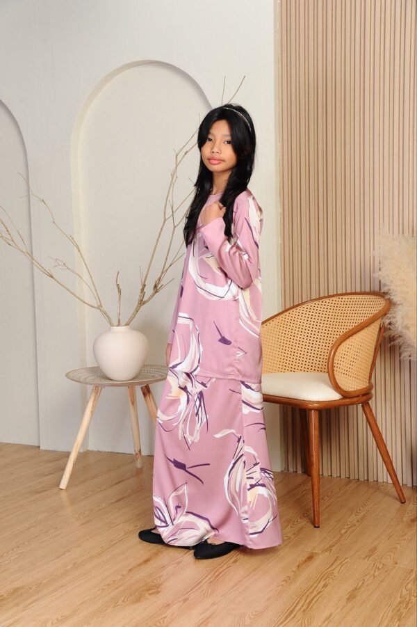 (KIDS) EDORA KURUNG -PURPLE
