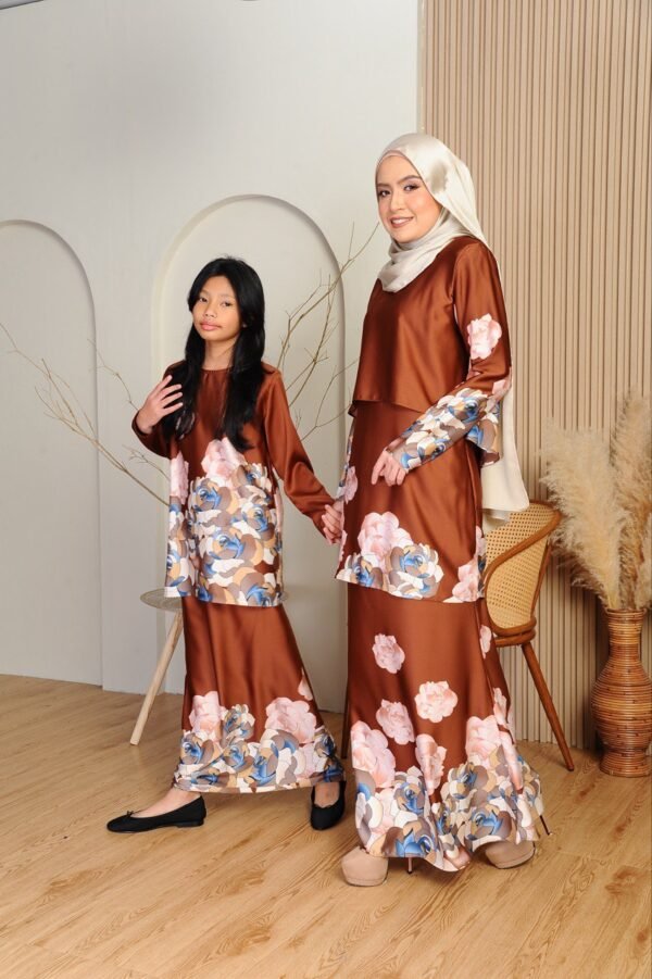 (KIDS) EDORA KURUNG -RICH BROWN