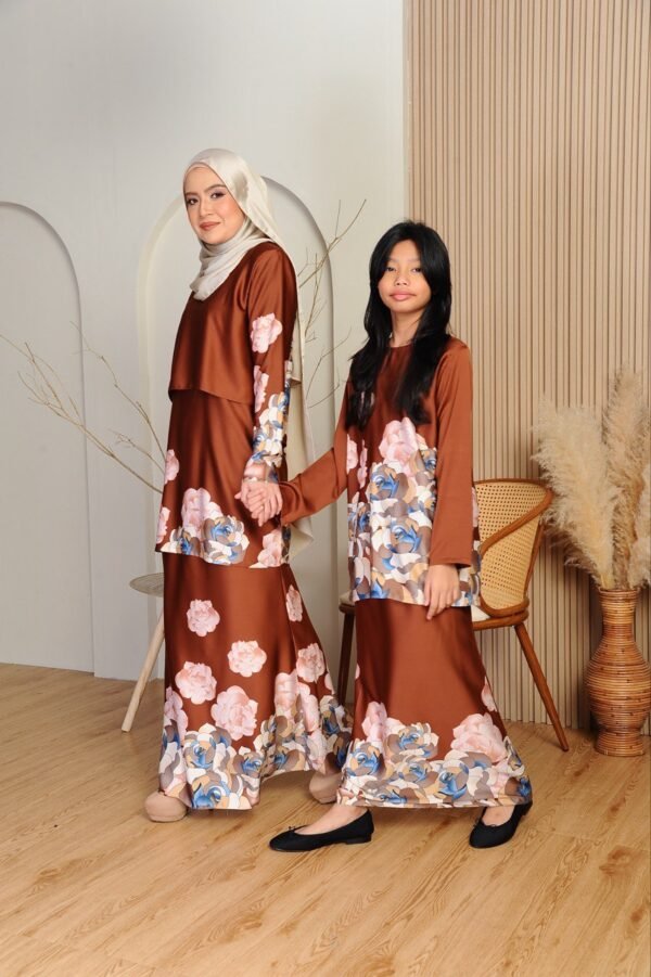 (KIDS) EDORA KURUNG -RICH BROWN