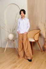 (KIDS) EMELDA TOP & PANTS -BROWN - Image 2