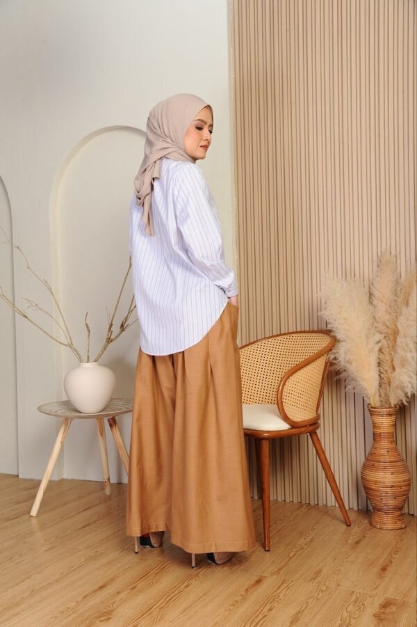 (ADULT) EMELDA TOP & PANTS -BROWN
