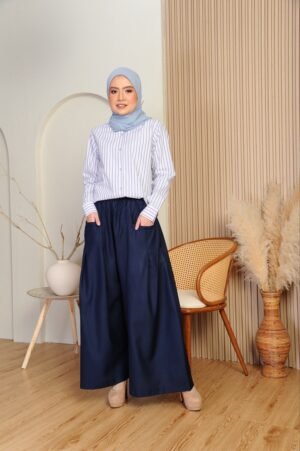 (ADULT) EMELDA TOP & PANTS -BLUE/NAVY