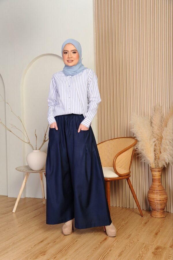 (ADULT) EMELDA TOP & PANTS -BLUE/NAVY