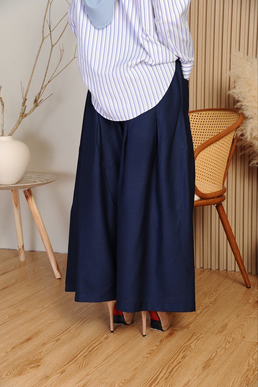 navy mom 5 (ADULT) EMELDA TOP & PANTS -BLUE/NAVY - Image 7
