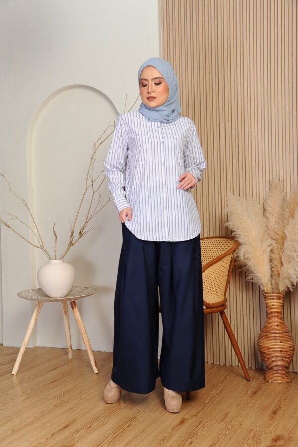 (ADULT) EMELDA TOP & PANTS -BLUE/NAVY