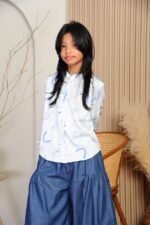 (KIDS) AAILA TOP -SOFT BLUE - Image 4