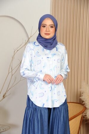(ADULT) AAILA TOP -SOFT BLUE