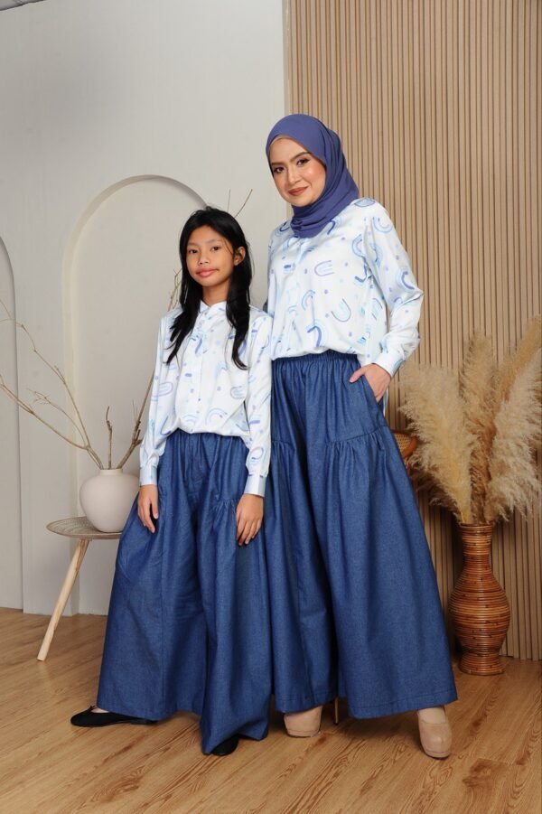 (KIDS) AAILA TOP -SOFT BLUE