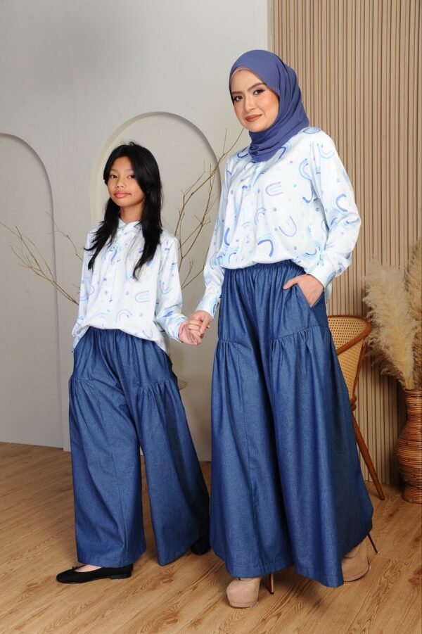 (KIDS) AAILA TOP -SOFT BLUE