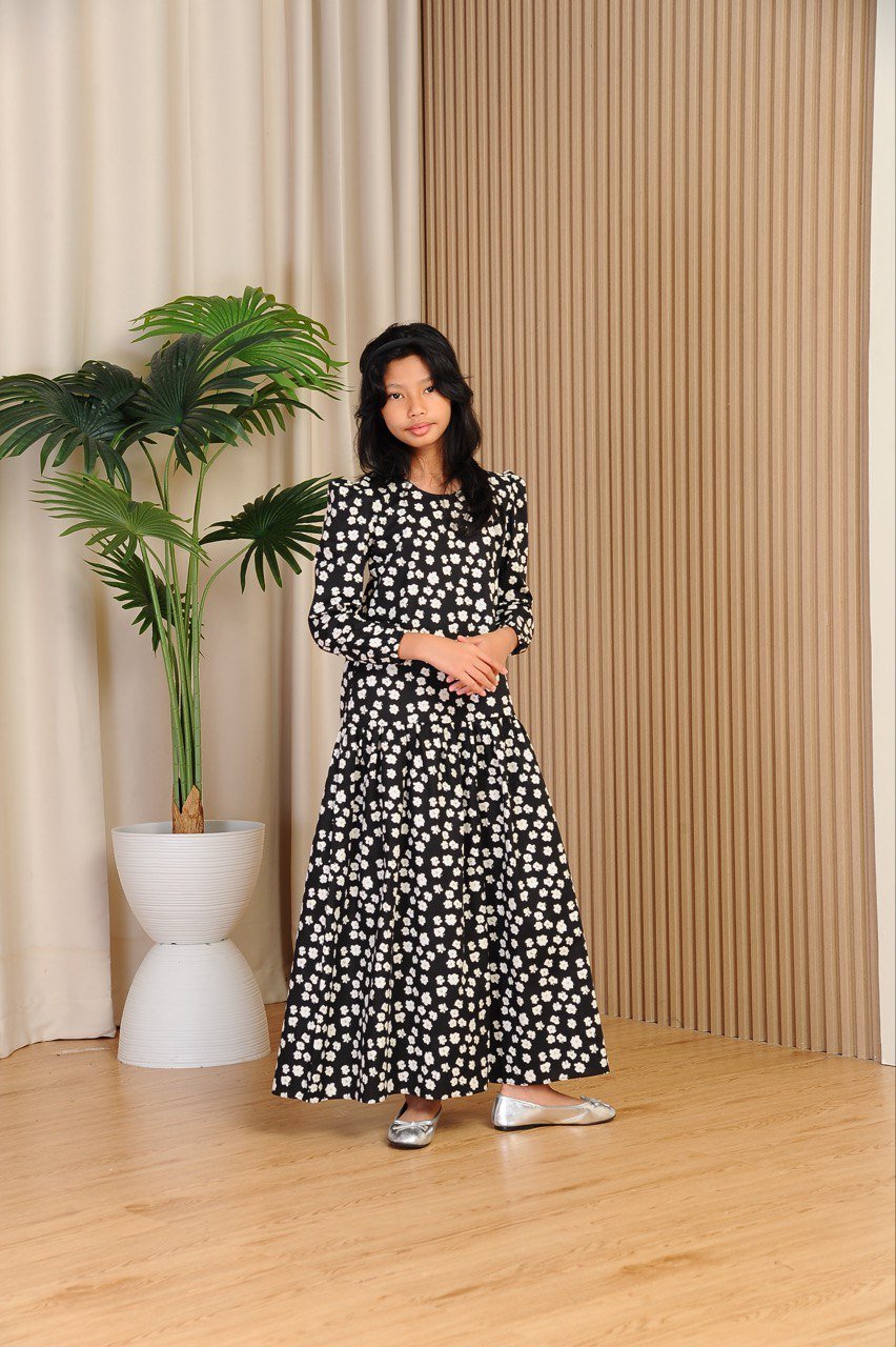 black kids 2 (KIDS) ELLIE DRESS -BLACK - Image 3