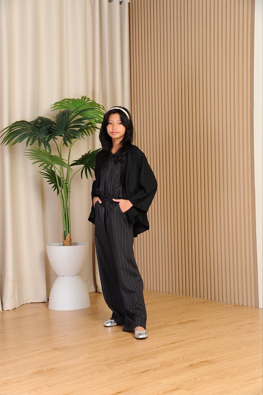 black kids (KIDS) ELLIOT JUMPSUIT -BLACK - Image 3