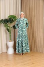 (ADULT) ELLIE DRESS -GREEN