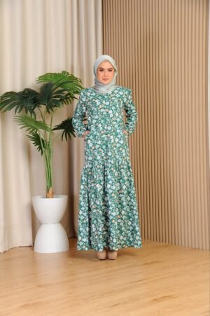 (ADULT) ELLIE DRESS -GREEN