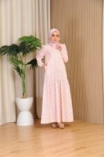 (ADULT) ELLIE DRESS -PINK FLORAL - Image 3