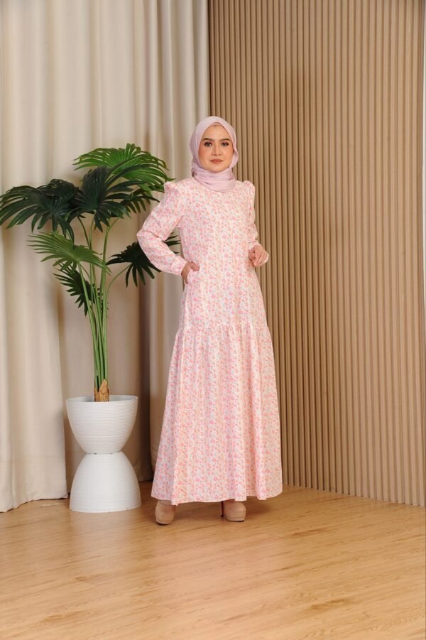 (ADULT) ELLIE DRESS -PINK FLORAL