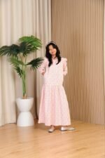 (KIDS) ELLIE DRESS -PINK FLORAL - Image 2