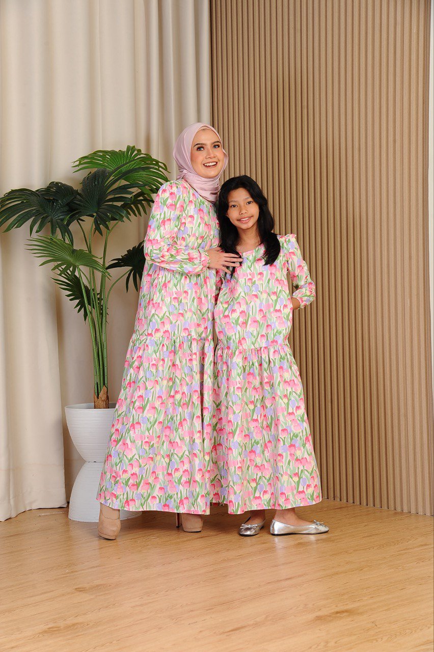 tulip pair 3 (ADULT) ELLIE DRESS -TULIP - Image 6