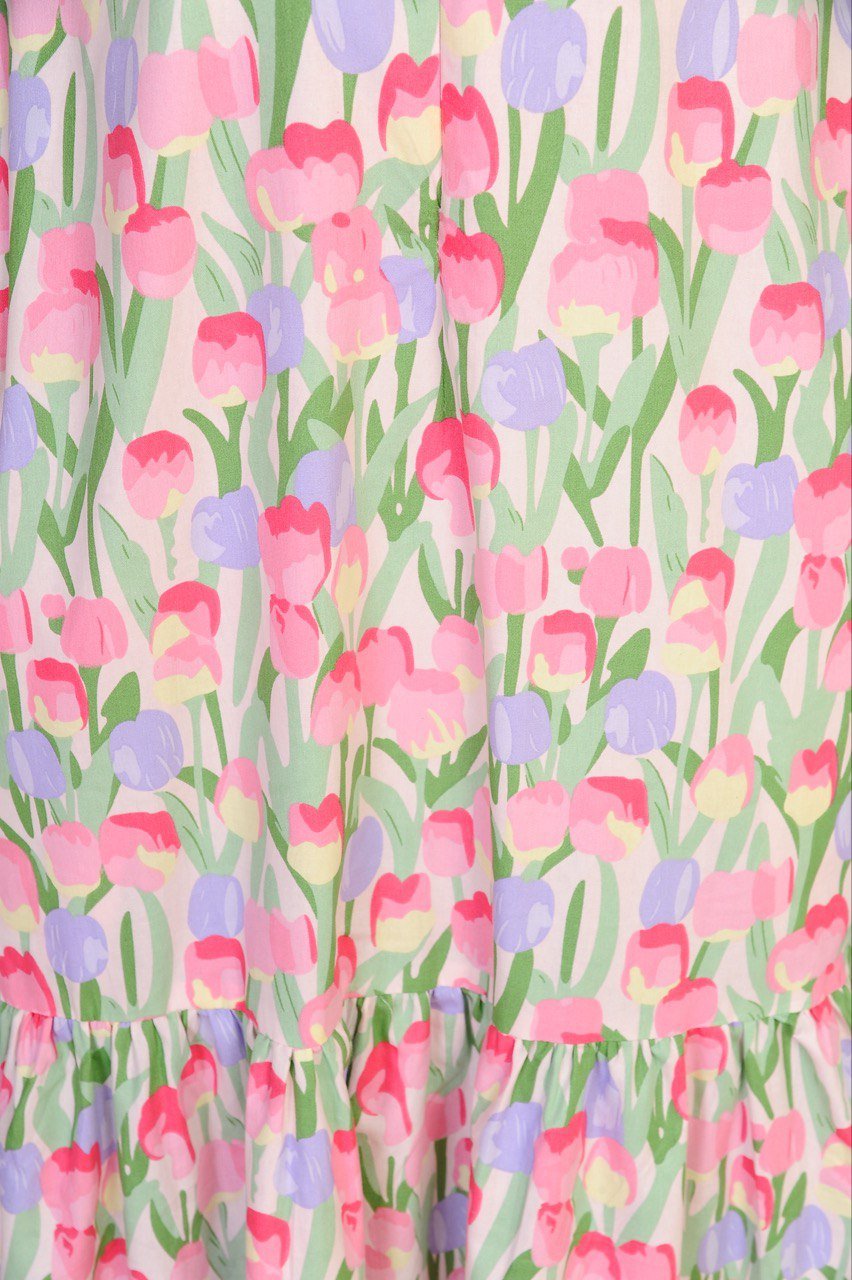 tulis closeup (ADULT) ELLIE DRESS -TULIP - Image 4