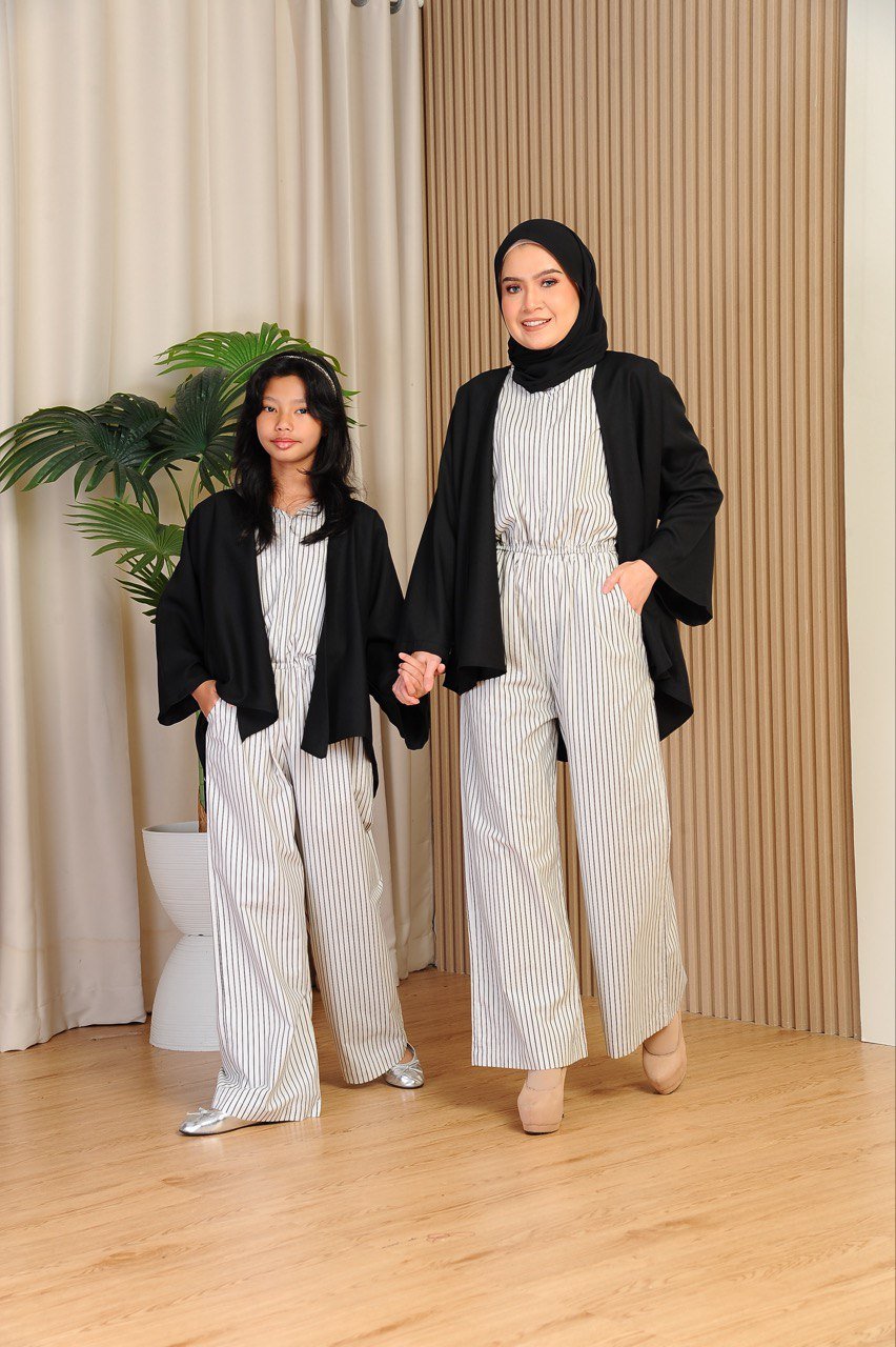 white pair (KIDS) ELLIOT JUMPSUIT -WHITE - Image 4