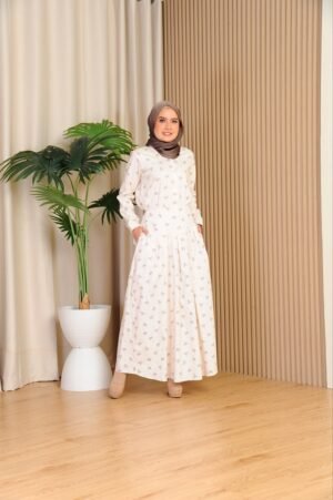 (ADULT) ALANA COQUETTE TOP & SKIRT -CREAM