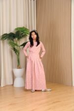 (KIDS) ALANA COQUETTE TOP & SKIRT -PINK - Image 2