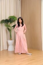 (KIDS) ALANA COQUETTE TOP & SKIRT -PINK