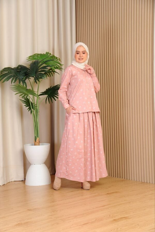 (ADULT) ALANA COQUETTE TOP & SKIRT -PINK