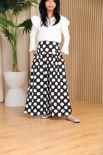 (KIDS) ELINDA POLKA SKIRT -BLACK