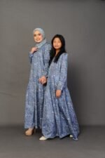 (KIDS) ELLIE DRESS -DUSTY BLUE