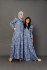 (KIDS) ELLIE DRESS -DUSTY BLUE