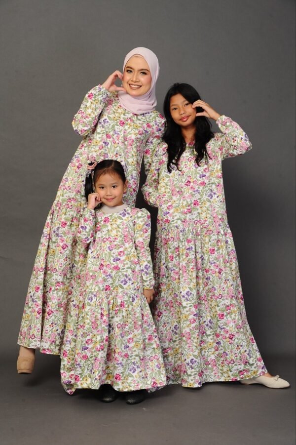 (ADULT) ELLIE DRESS -PASTEL GREEN