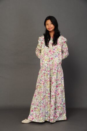 (KIDS) ELLIE DRESS -PASTEL GREEN