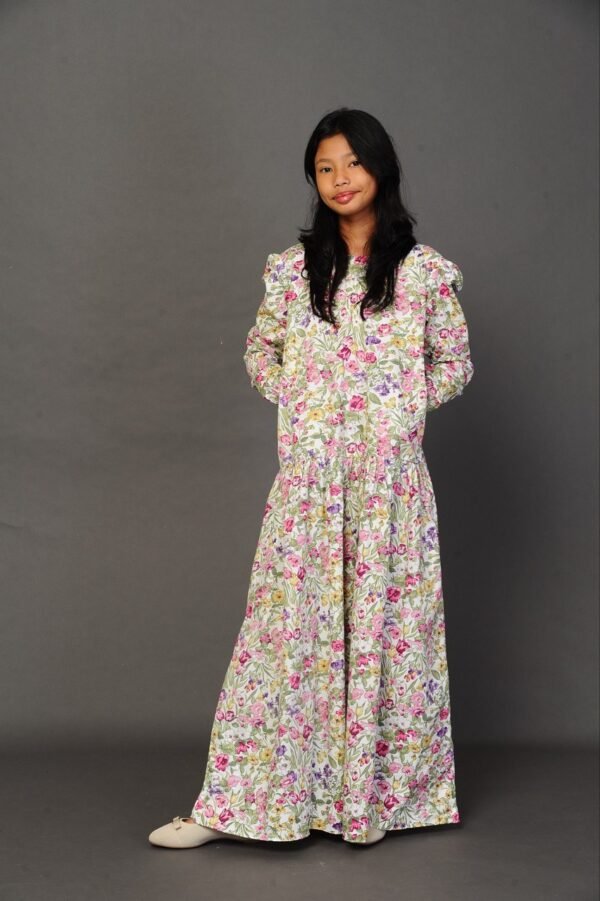 (KIDS) ELLIE DRESS -PASTEL GREEN
