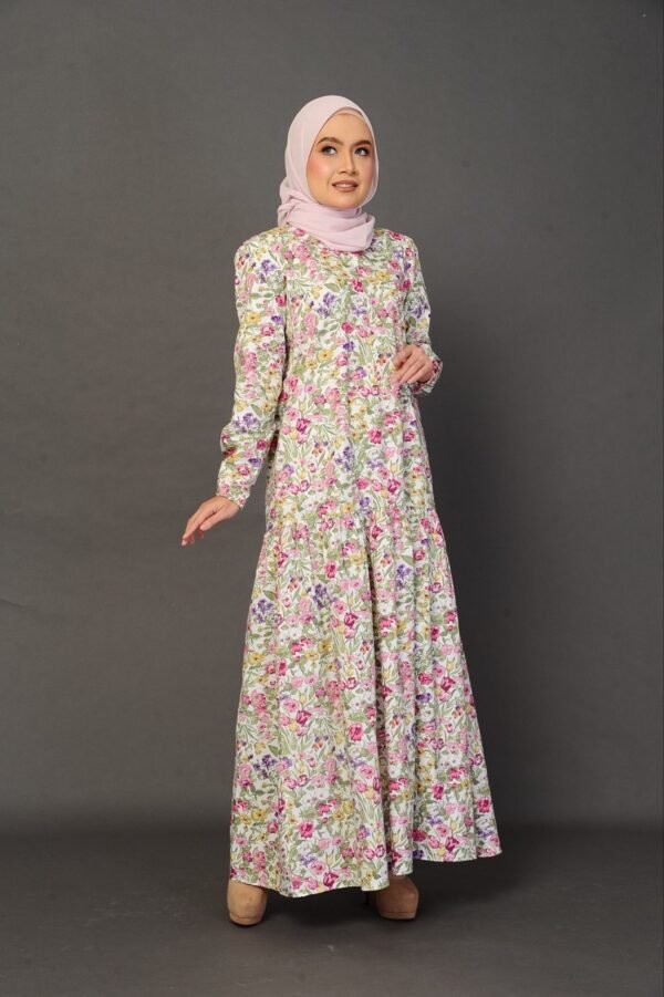 (ADULT) ELLIE DRESS -PASTEL GREEN