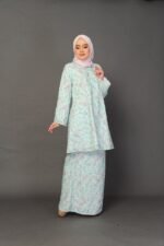 (ADULT) INARA EMBROIDERED KEBARUNG -PASTEL BLUE