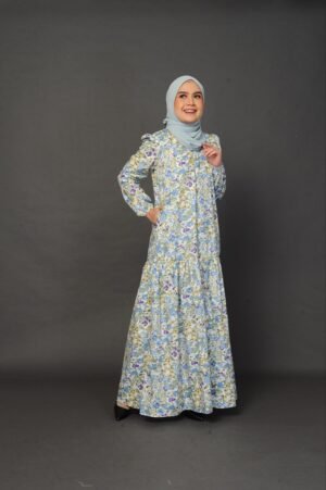 (ADULT) ELLIE DRESS -SKYBLUE