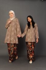 (ADULT) SURI EMBROIDERED KEBARUNG -TAUPE BROWN