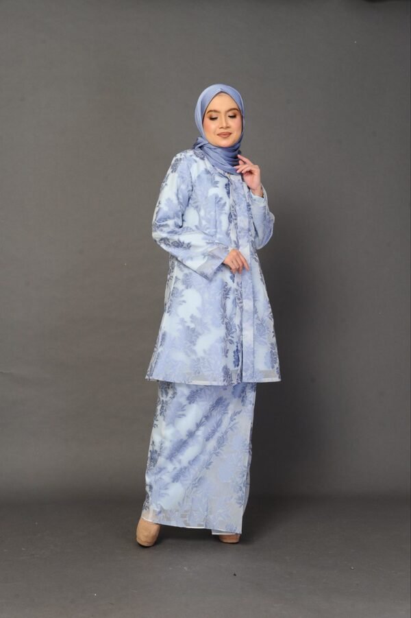 (ADULT) SURI ORGANZA KEBARUNG -POWDER BLUE