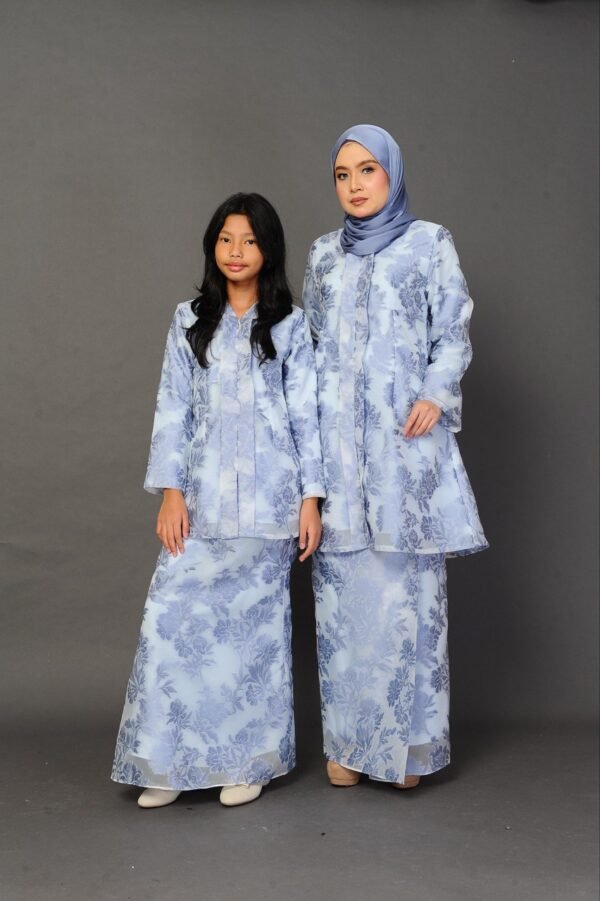 (ADULT) SURI ORGANZA KEBARUNG -POWDER BLUE