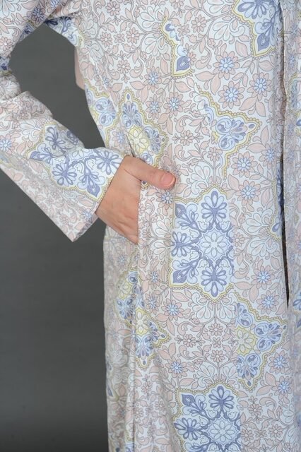 (ADULT) LAILA KEBAYA DRESS - PINK PEACH
