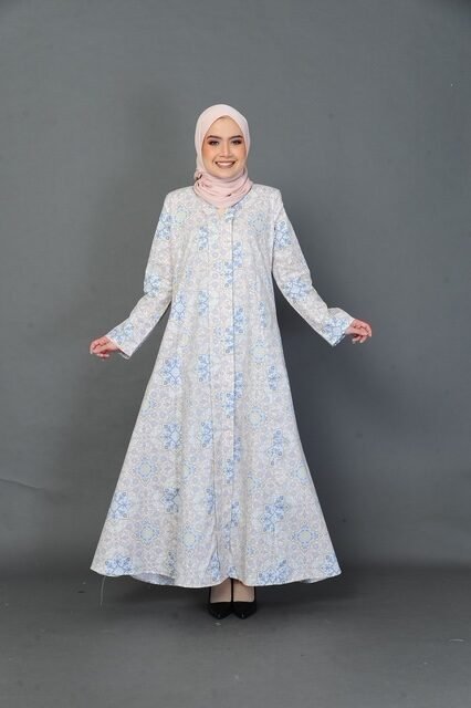 (ADULT) LAILA KEBAYA DRESS - PINK PEACH