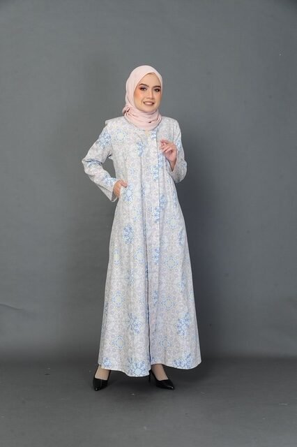 (ADULT) LAILA KEBAYA DRESS - PINK PEACH