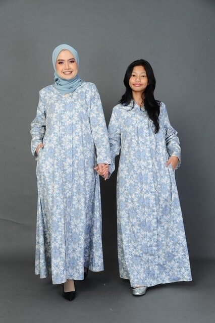 (ADULT) LAILA KEBAYA DRESS -BLUE